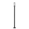 Z-Lite Sana 2 Light Outdoor Post Mounted Fixture, Black And Seedy 592PHMS-536P-BK - alternate 5